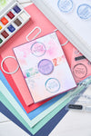 Sizzix Clear Stamps 11PK w/4PK Framelits Die - Thankful Sentiments by 49 and Market