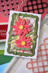 Sizzix Clear Stamps Set 16PK w/10PK Framelits - Poinsettia Trio by 49 and Market