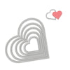 Sizzix Framelits Die Set 6PK - Hearts