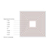 Sizzix Framelits Die Set 8PK - Squares