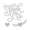 Sizzix Thinlits Die Set 3PK - Phrase, Thank You w/Hearts