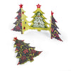 Sizzix Thinlits Die Set 6PK - Card, Christmas Tree Fold-a-Long