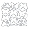 Sizzix Framelits Die Set 20PK - Flutter by Tim Holtz