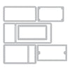 Sizzix Framelits Die Set 6PK - Ticket Booth by Tim Holtz
