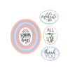 Sizzix Framelits Die Set 6PK w/Stamps - Layered Ovals