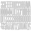 Sizzix Thinlits Die Set 65PK - Alphanumeric Classic Upper by Tim Holtz