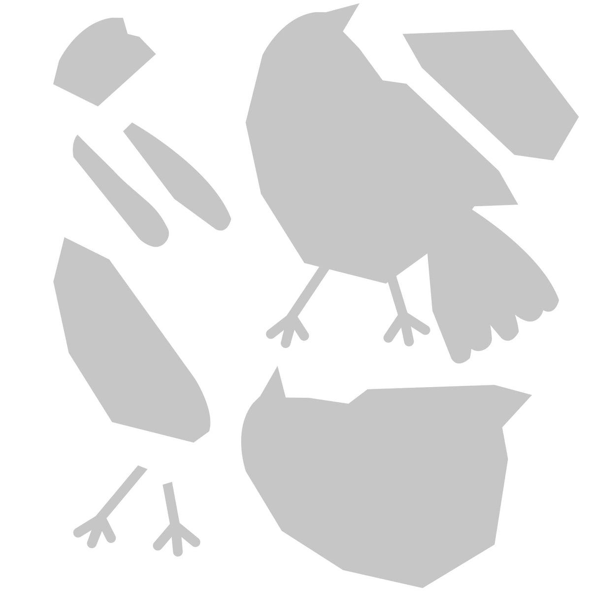 Sizzix Bigz Die - Patchwork Bird by Tim Holtz – Sizzix.com