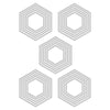 Sizzix Thinlits Die Set 25PK - Stacked Tiles, Hexagons by Tim Holtz