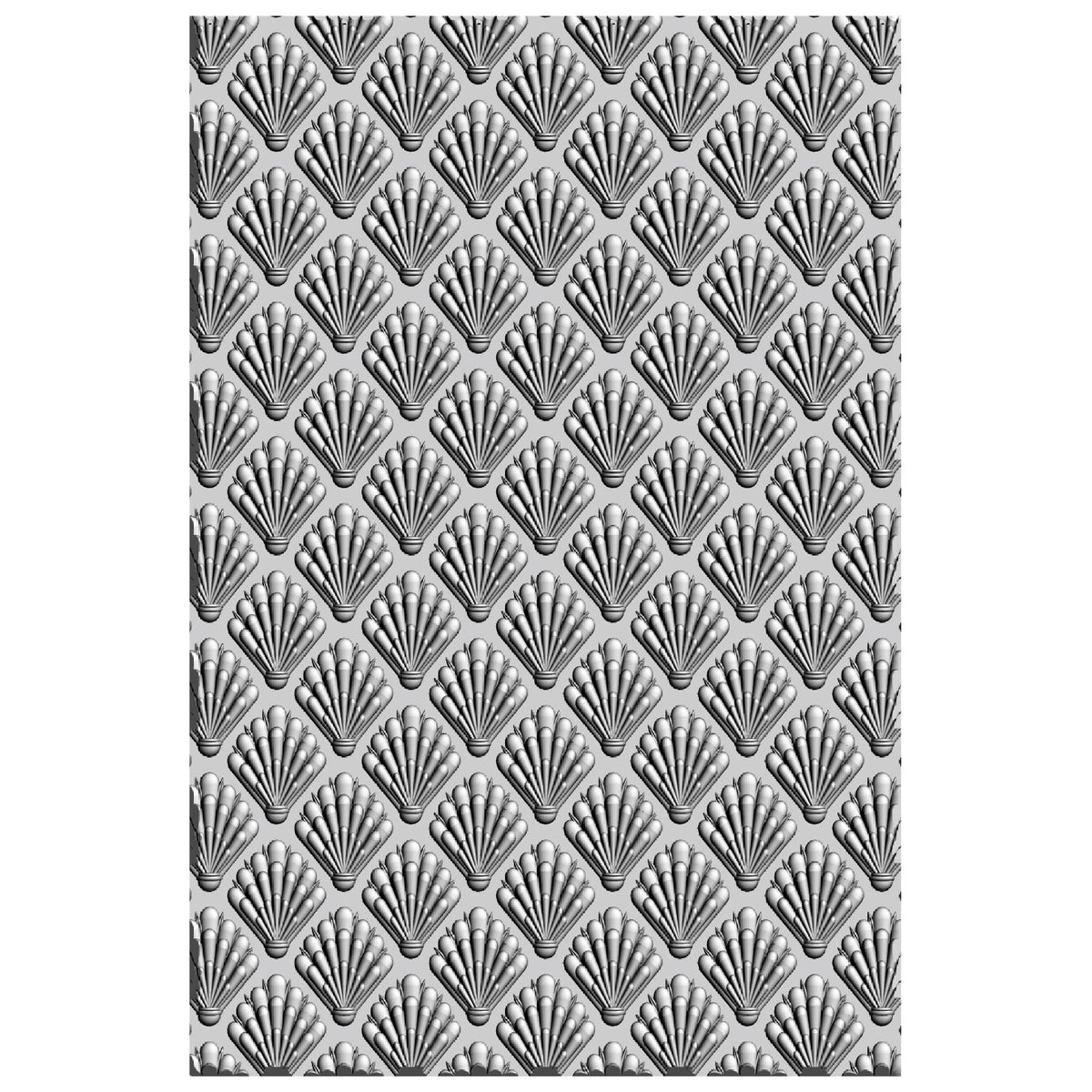 Sizzix 3-D Textured Impressions Embossing Folder - Shells – Sizzix.com