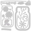 Sizzix Thinlits Die Set 17PK - Jar of Flowers