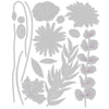 Sizzix Thinlits Die Set 16PK - Wild Blooms #2
