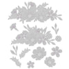 Sizzix Thinlits Die Set 12PK - Wild Blossom Borders