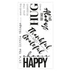 Sizzix Clear Stamps Set 5PK - Sunnyside Sentiments #7