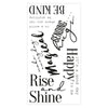 Sizzix Clear Stamps Set 5PK - Sunnyside Sentiments #9