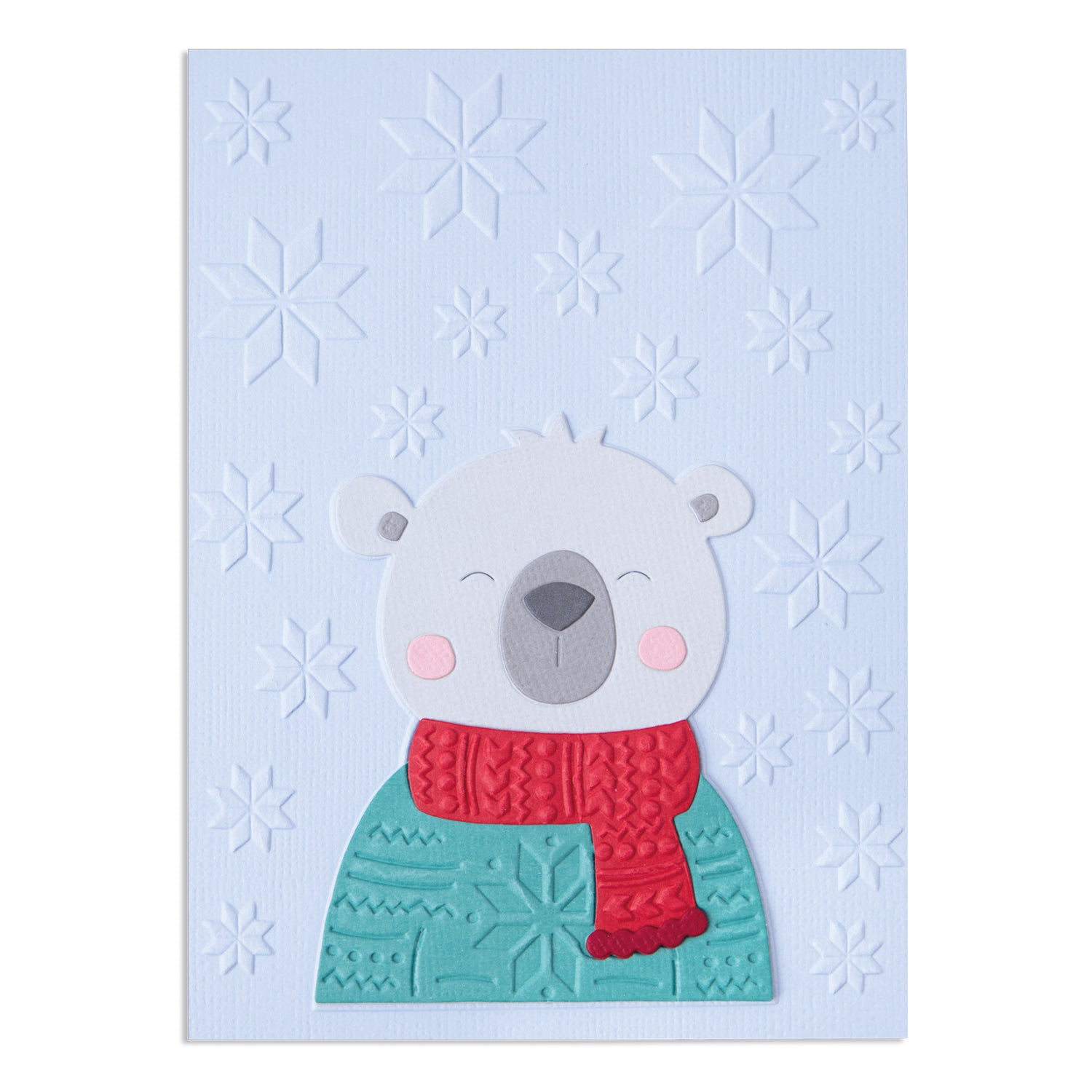Sizzix Thinlits Dies w/Textured Impressions - Cozy Bear by Lisa