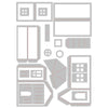 Sizzix Thinlits Die Set 21PK - Paper Village #2 by Tim Holtz