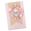 Sizzix Framelits Die Set 4PK w/5PK Stamps - Floral Celebration
