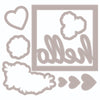 Sizzix Framelits Die Set 8PK w/6PK Stamps - Floral Hello