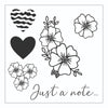 Sizzix Framelits Die Set 8PK w/6PK Stamps - Floral Hello