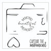 Sizzix Framelits Die Set 6PK w/4PK Stamps - Memory Maker