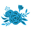 Sizzix Switchlits Embossing Folder - Floral Label