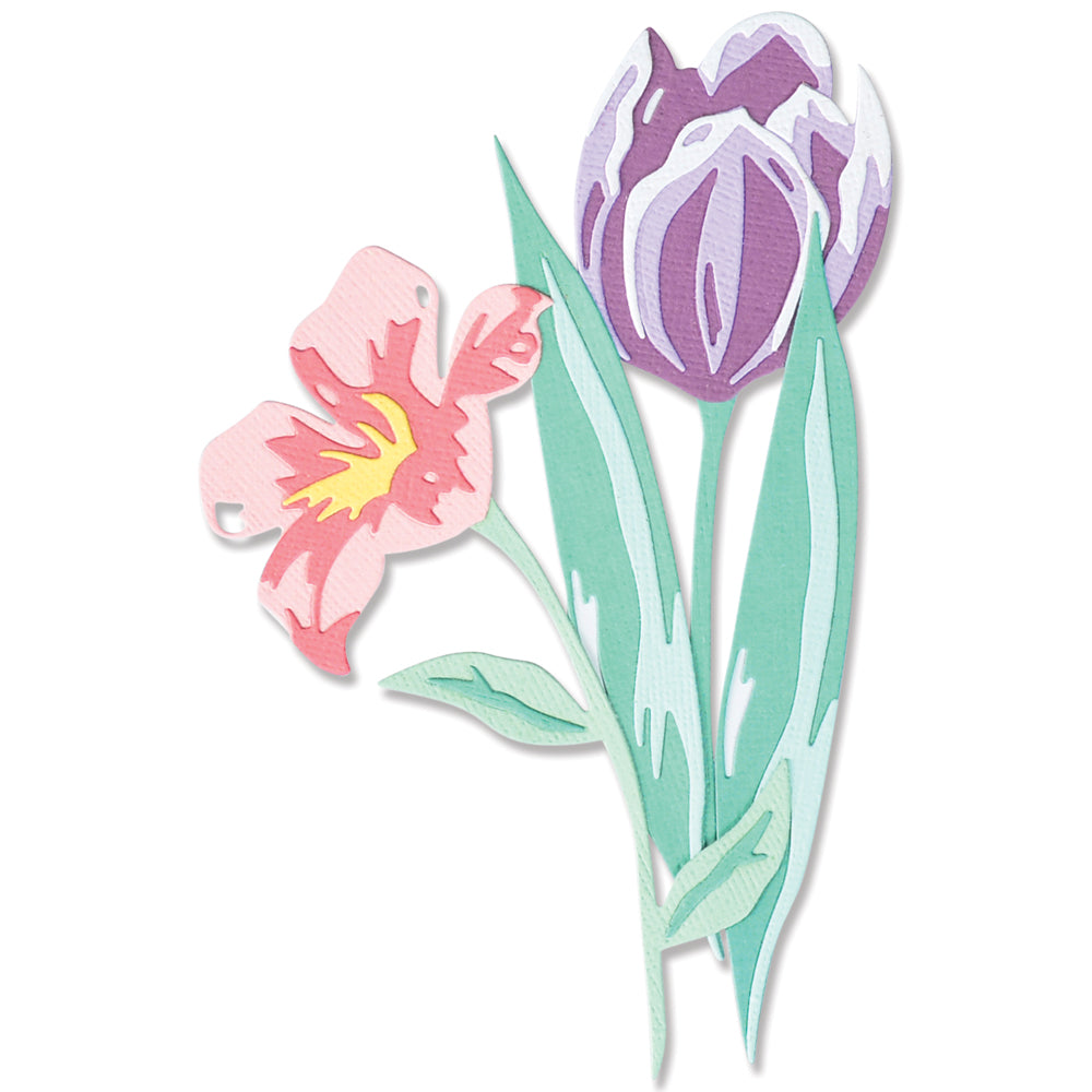 Sizzix Thinlits Die Set 11PK - Layered Spring Flowers – Sizzix.com