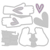 Sizzix Framelits Die Set 7PK w/3PK Stamps - Big Hugs