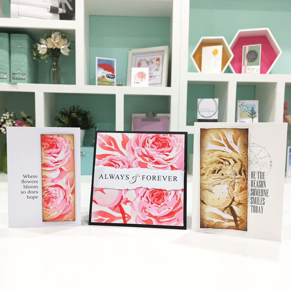 Sizzix Gelaagde Stencils 4PK-Painted Flower van Olivia Rose, 665264, Multi kleuren Sizzix Gelaagde Stencils 4PK-Painted Flower van Olivia Rose, 665264, Multi kleuren
