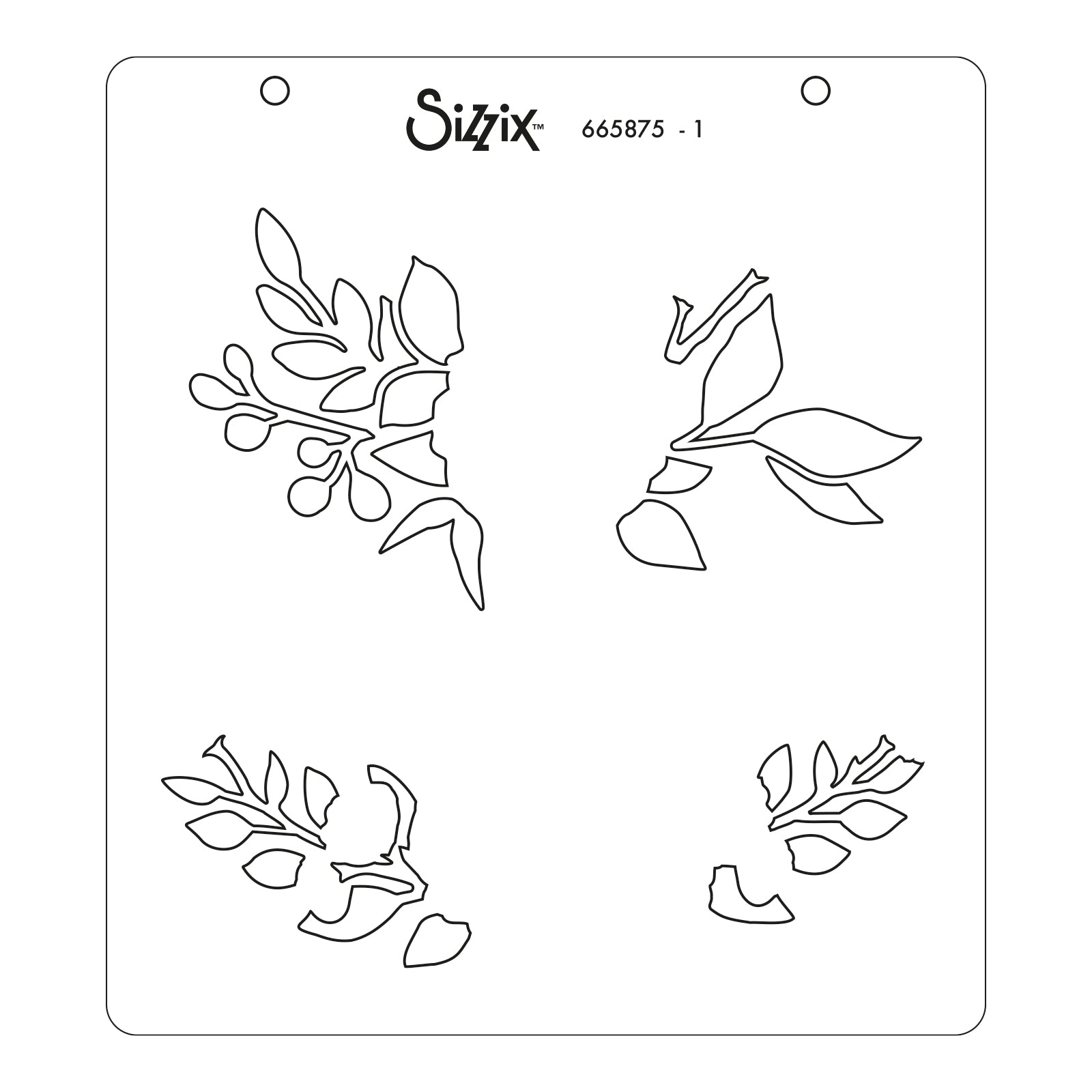 Sizzix Gelaagde Stencils 4PK-Butterfly van Olivia Rose, 665261, Multi kleuren Sizzix Gelaagde Stencils 4PK-Butterfly van Olivia Rose, 665261, Multi kleuren