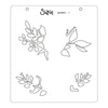 Sizzix Layered Stencils 4PK - Floral Layered Borders
