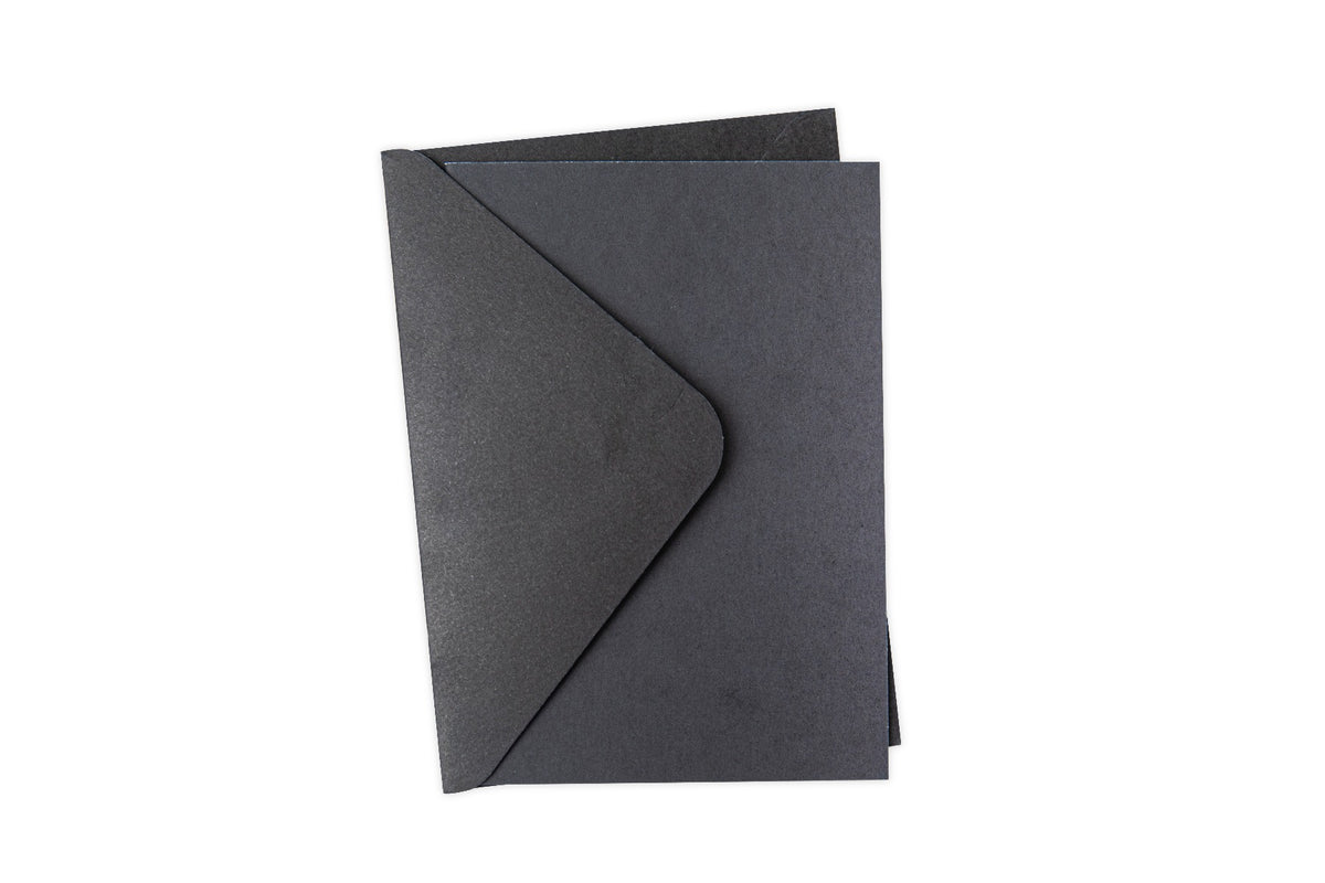 Sizzix Surfacez 10 Biglietti A6 Con Buste - Colore Blu Marino Francese, 300gsm, Per Inviti E Card Making