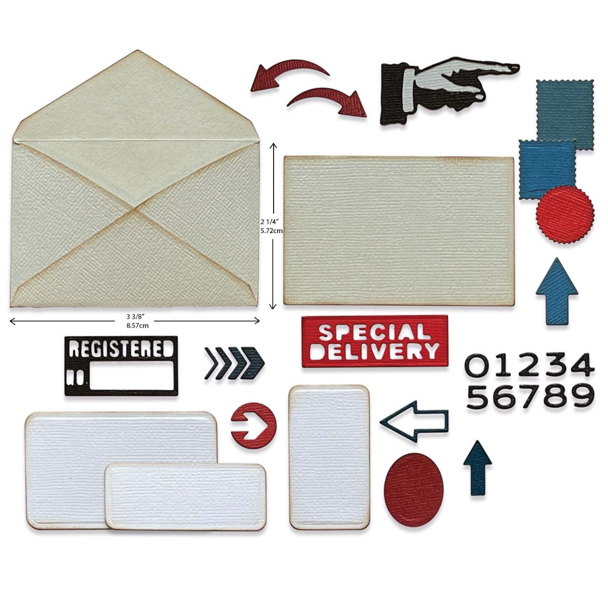 Sizzix Thinlits Die Set 48PK - Postale by Tim Holtz – Sizzix.com