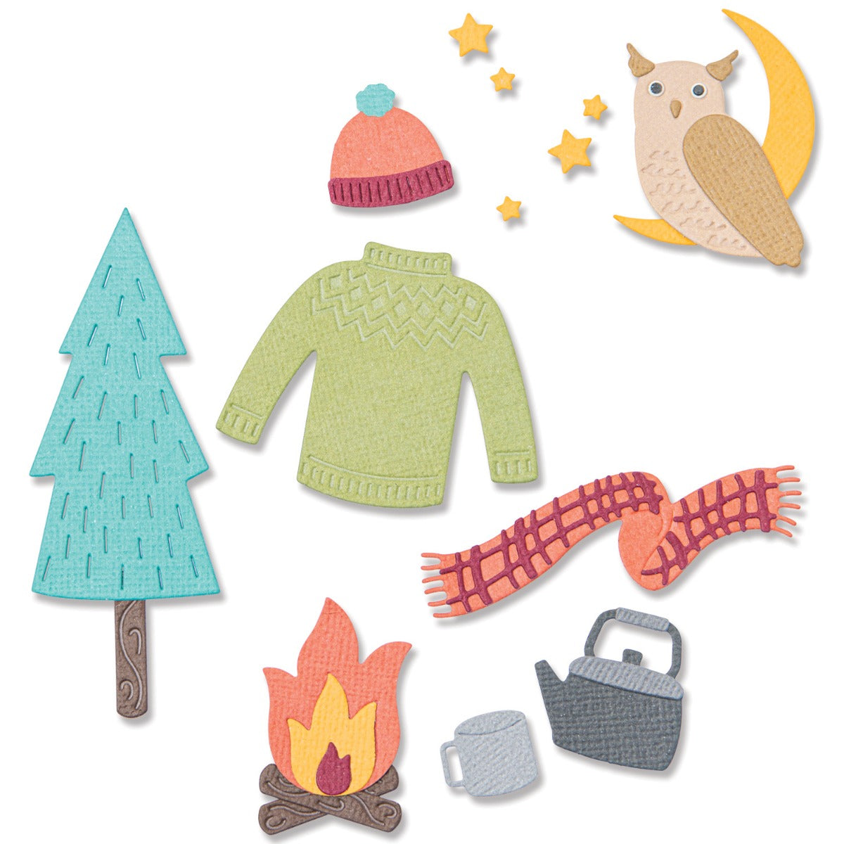 Sizzix Thinlits Die Set 12PK - Cozy Woodland – Sizzix.com