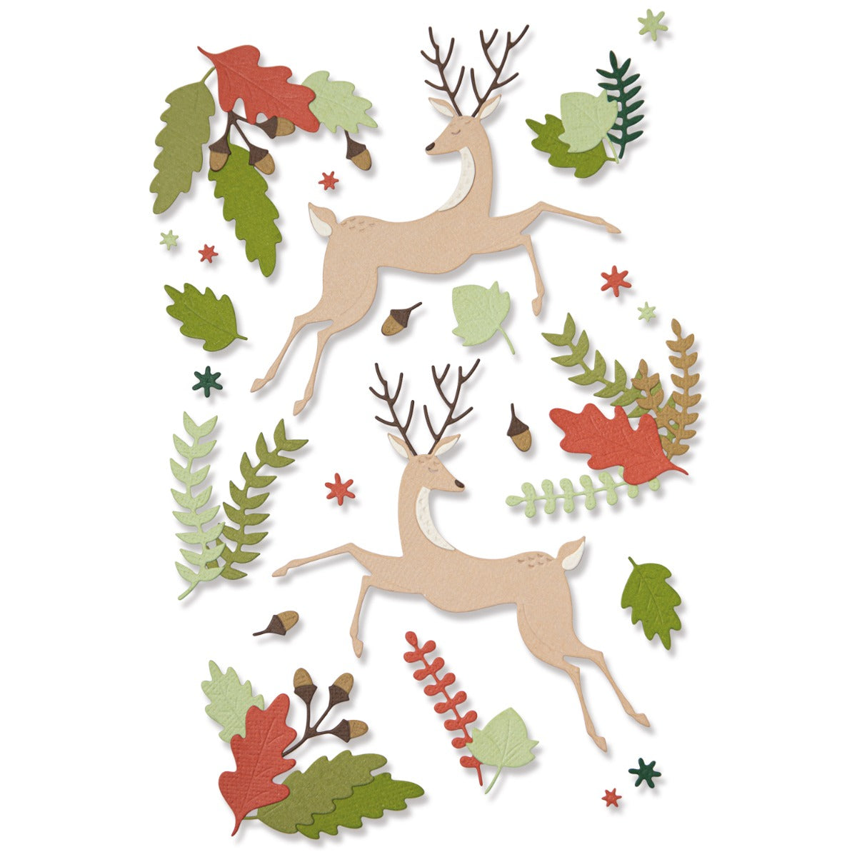 Sizzix Thinlits Die Set 19PK - Delightful Deer – Sizzix.com