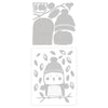 Sizzix Thinlits Die Set 11PK w/Textured Impressions Embossing Folder - Cozy Owl