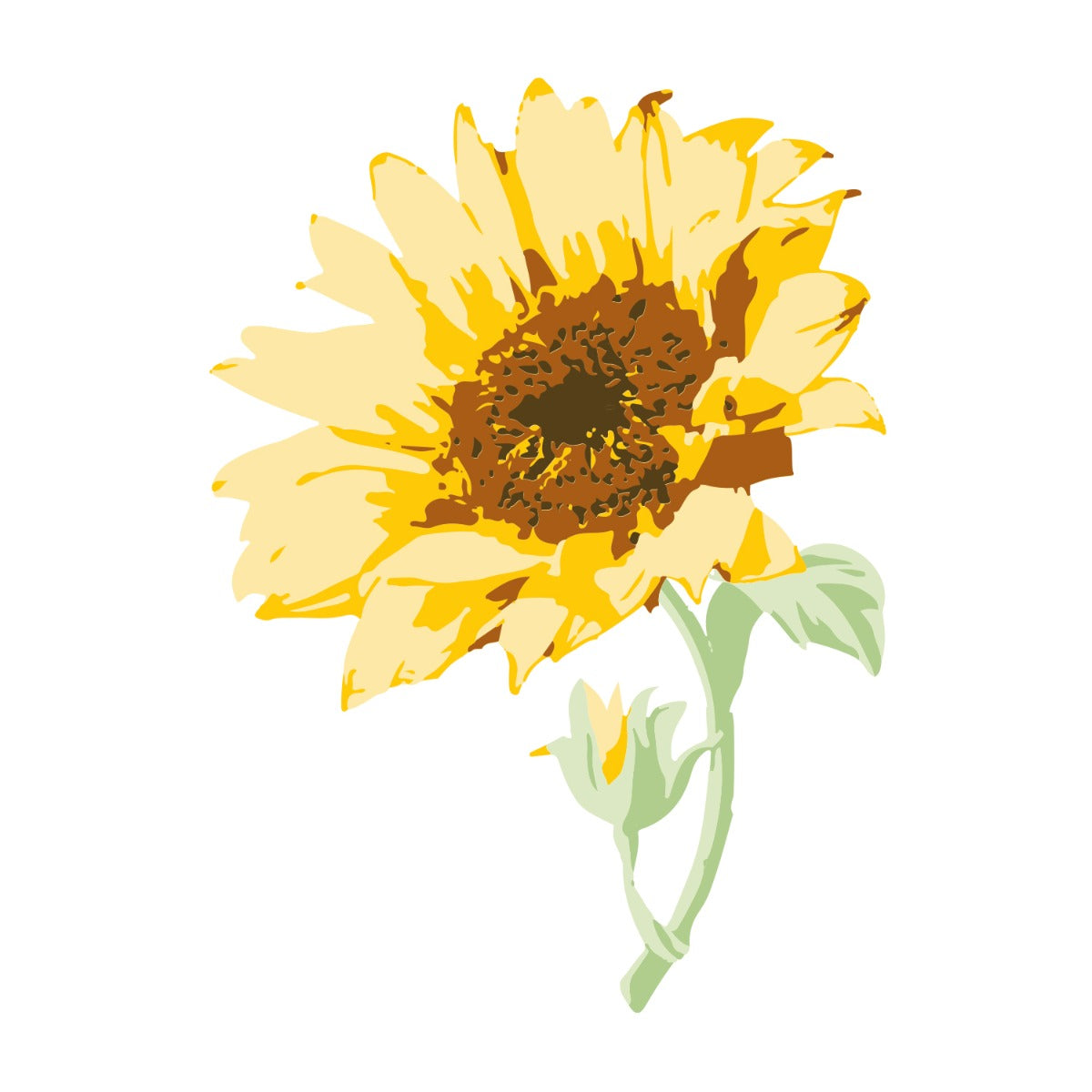 Sizzix Layered Clear Stamps Set 6PK - Sunflower Stem – Sizzix.com