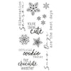 Sizzix Clear Stamps Set 10PK - Winter Sentiments