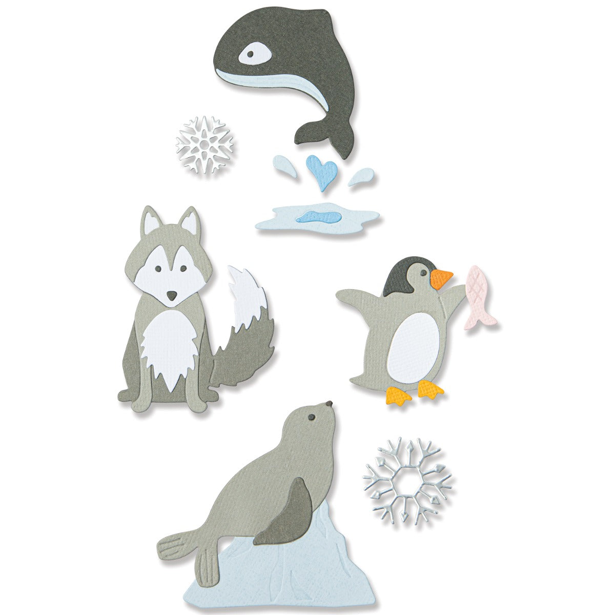Sizzix Thinlits Die Set 8PK - Arctic Animals – Sizzix.com Sizzix Thinlits Die Set 8PK - Arctic Animals – Sizzix.com