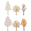 Sizzix Thinlits Die Set 7PK - Seasonal Trees