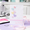 Sizzix 3-D Textured Impressions Embossing Folder - Mark Making Hearts