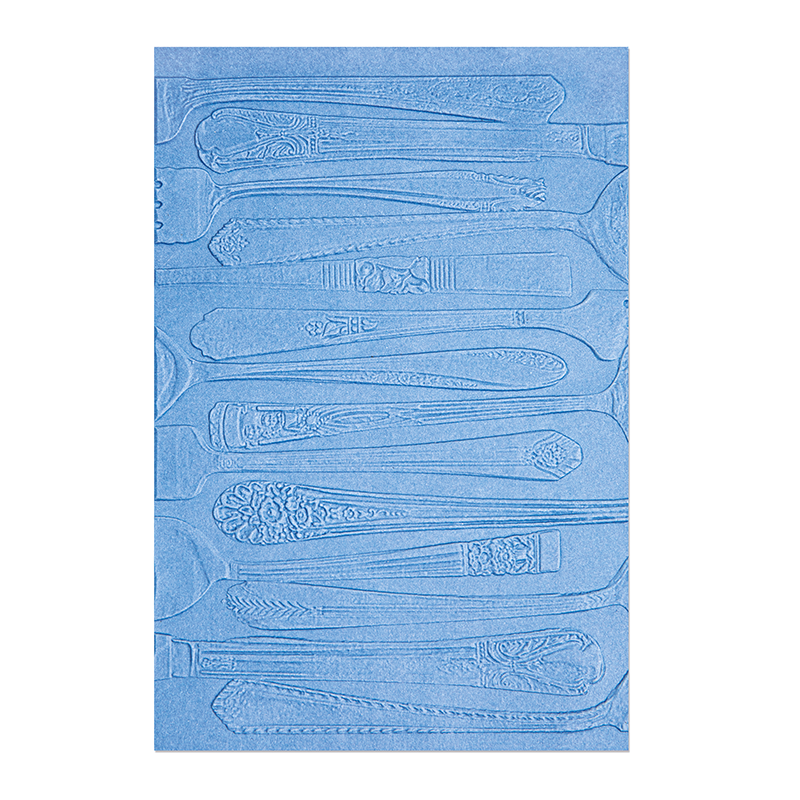 Sizzix 3-D Textured Impressions Embossing Folder - Silverware by