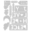 Sizzix Thinlits Die Set 16PK - Christmas Cutouts by Tim Holtz