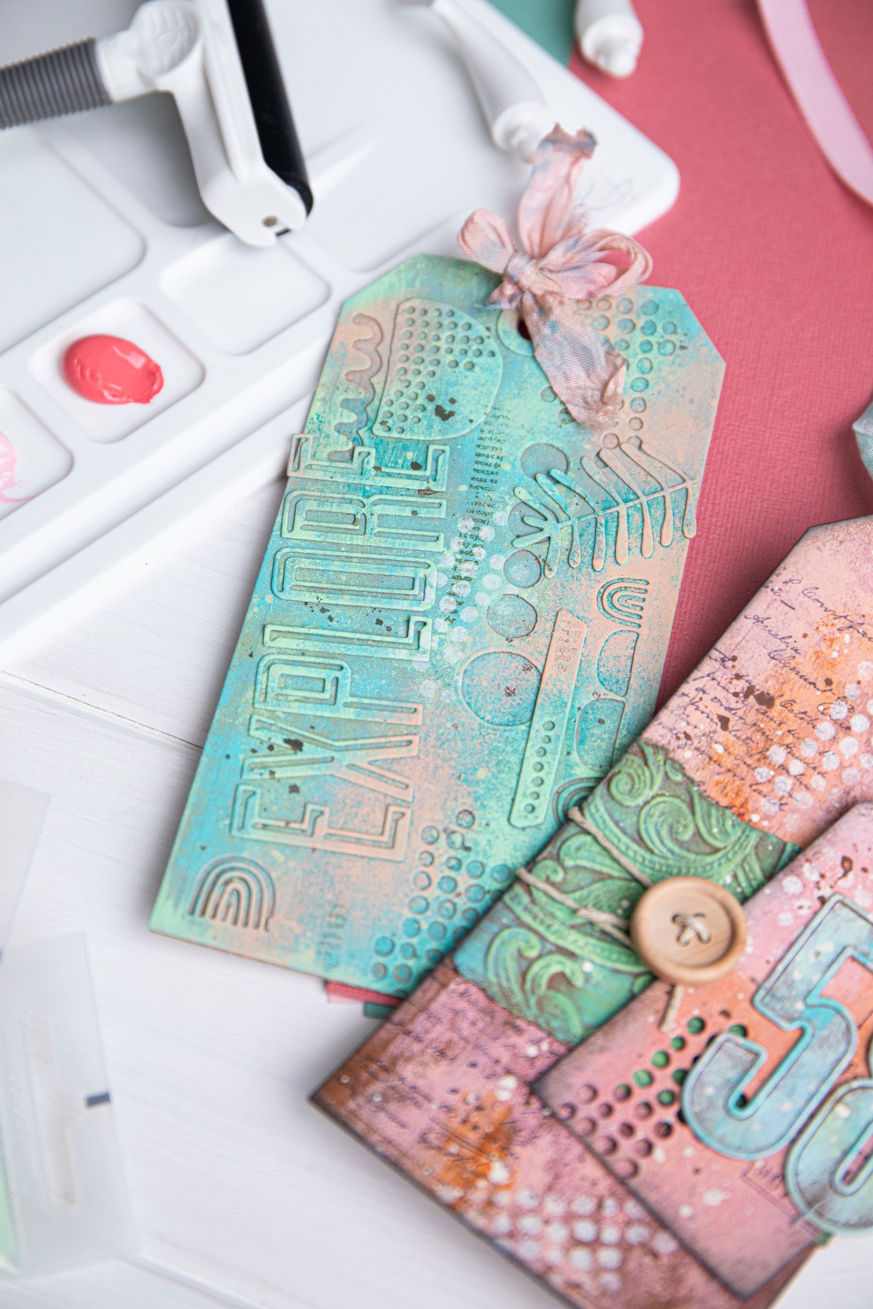 Set Di 12 Fustelle Thinlits Sizzix Elementi Festivi - Tim Holtz, Forme Natalizie Per Big Shot