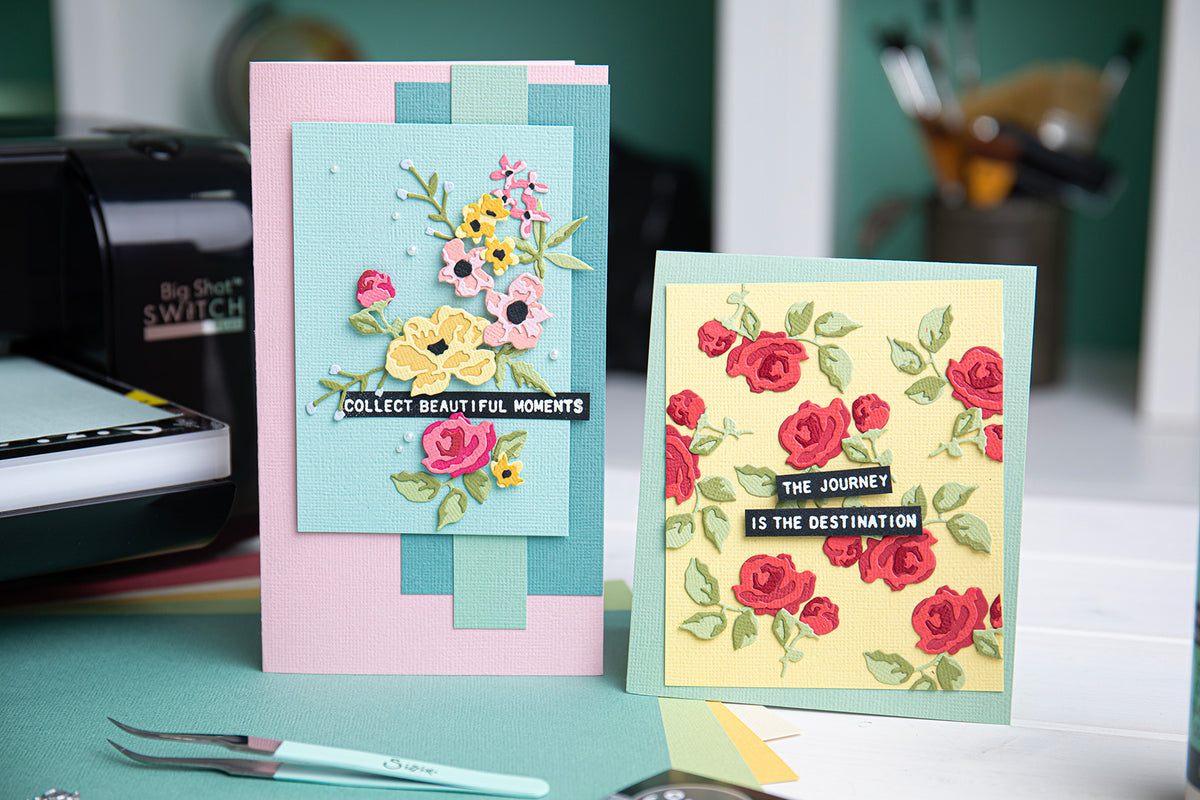 Sizzix Thinlits Die Set 14PK - Brushstroke Flowers Mini by Tim Holtz ...