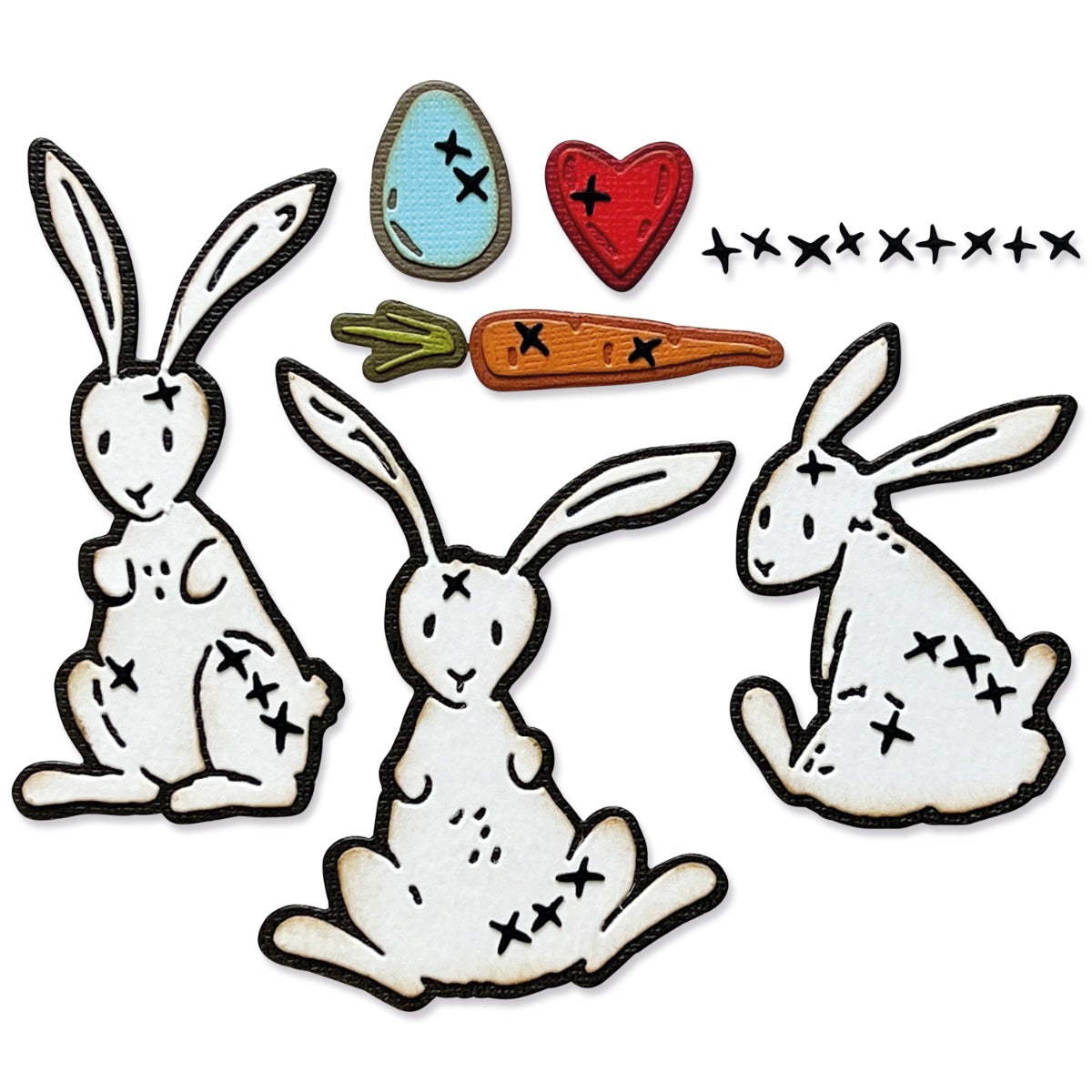 Sizzix Thinlits Die Set 15PK - Bunny Stitch by Tim Holtz – Sizzix.com