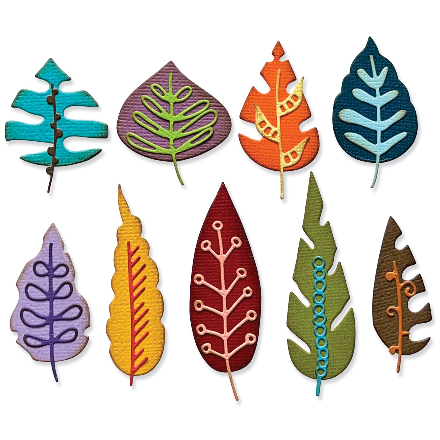Thinlits Die Set 18PK - Artsy Leaves by Tim Holtz – Sizzix.com