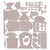 Thinlits Die Set 22PK - Graveyard, Colorize by Tim Holtz