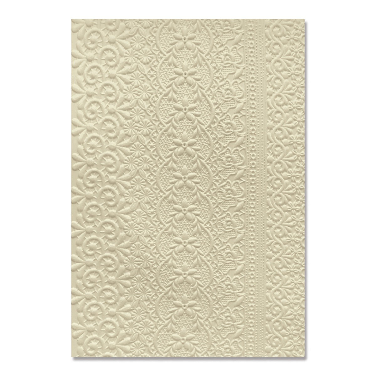 Sizzix 3-D Textured Impressions A5 Embossing Folder - Lace by Eileen H ...