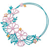 Sizzix Thinlits Die Set 7PK – Floral Round by Lisa Jones