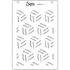 Sizzix A6 Layered Stencils 4PK - Defined Petals